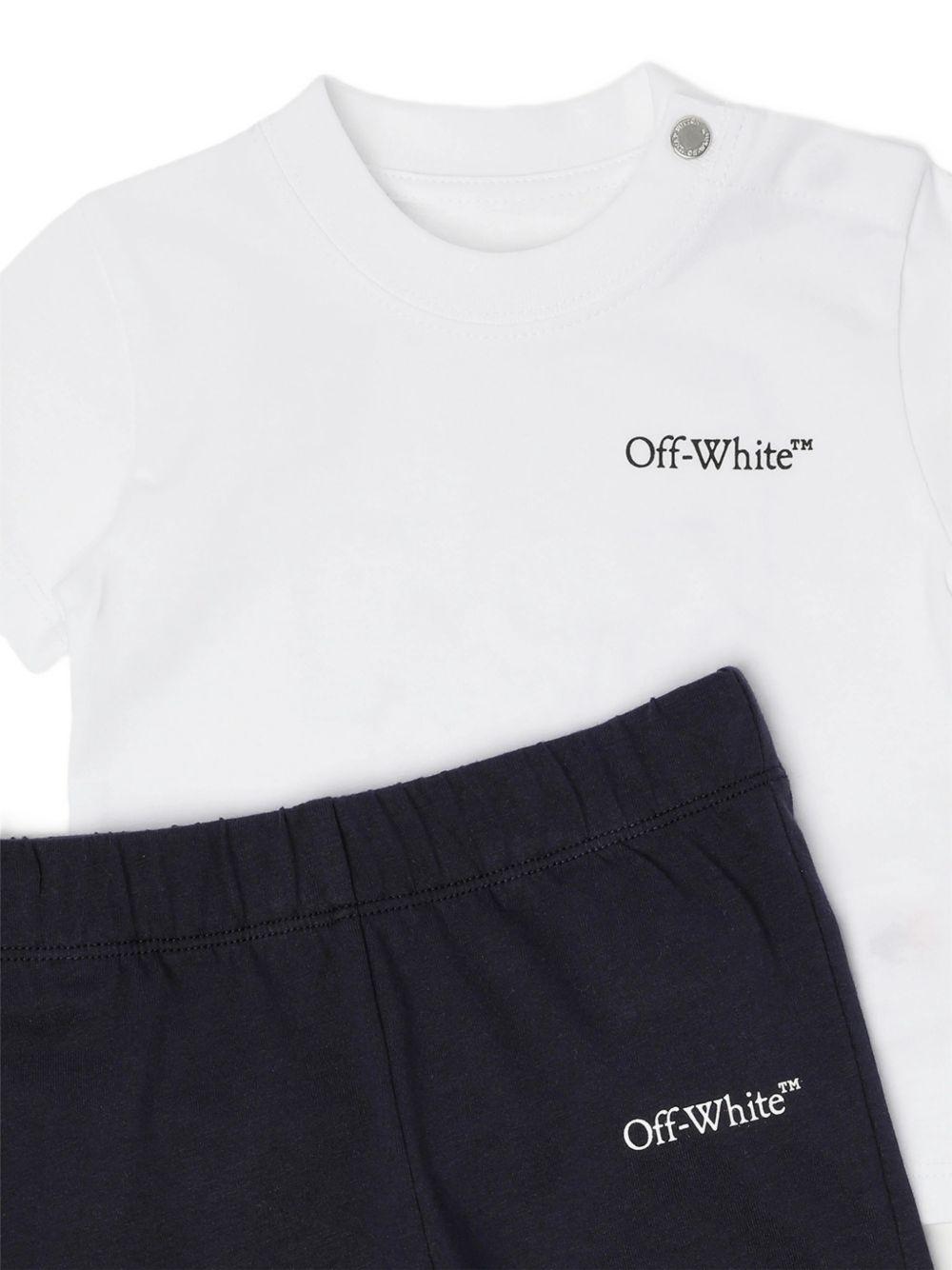Completo per neonato Off White Kids con logo - Ninna Nanna