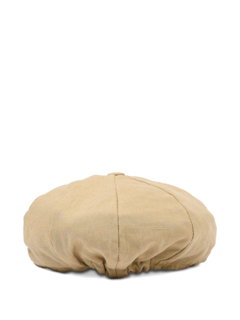 Coppoletta per neonato Colorichiari in lino - Ninna Nanna