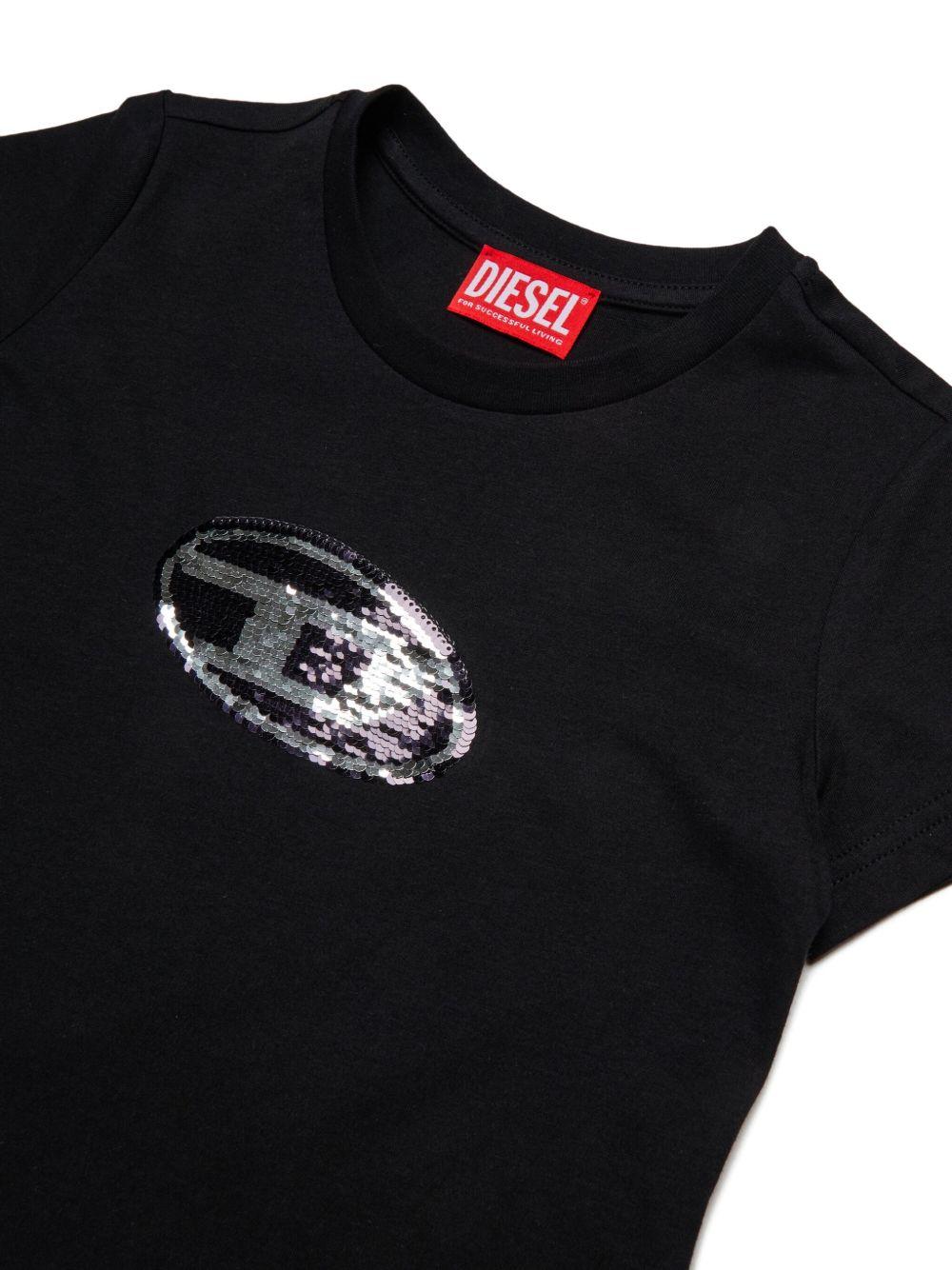 Diesel Kids t-shirt con paillettes - Ninna Nanna