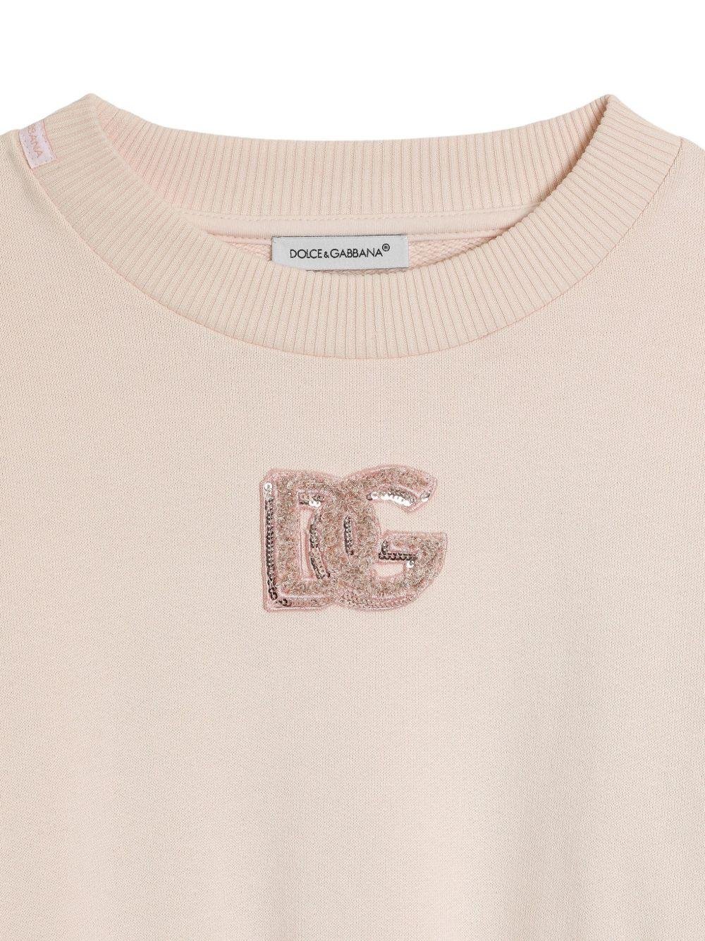 Dolce & Gabbana Kids abito con logo - Ninna Nanna