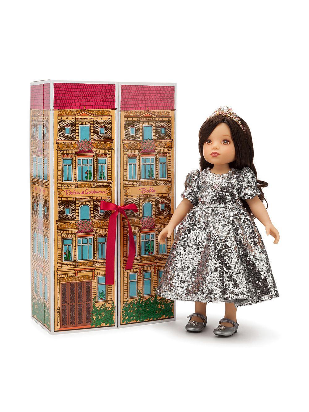 Dolce & Gabbana Kids bambola con abito paillettes - Ninna Nanna