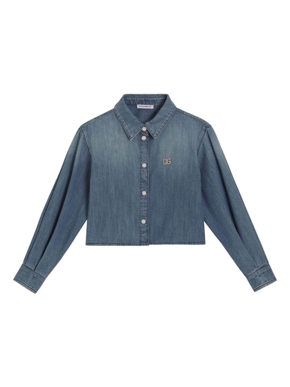 Dolce & Gabbana Kids camicia in denim - Ninna Nanna