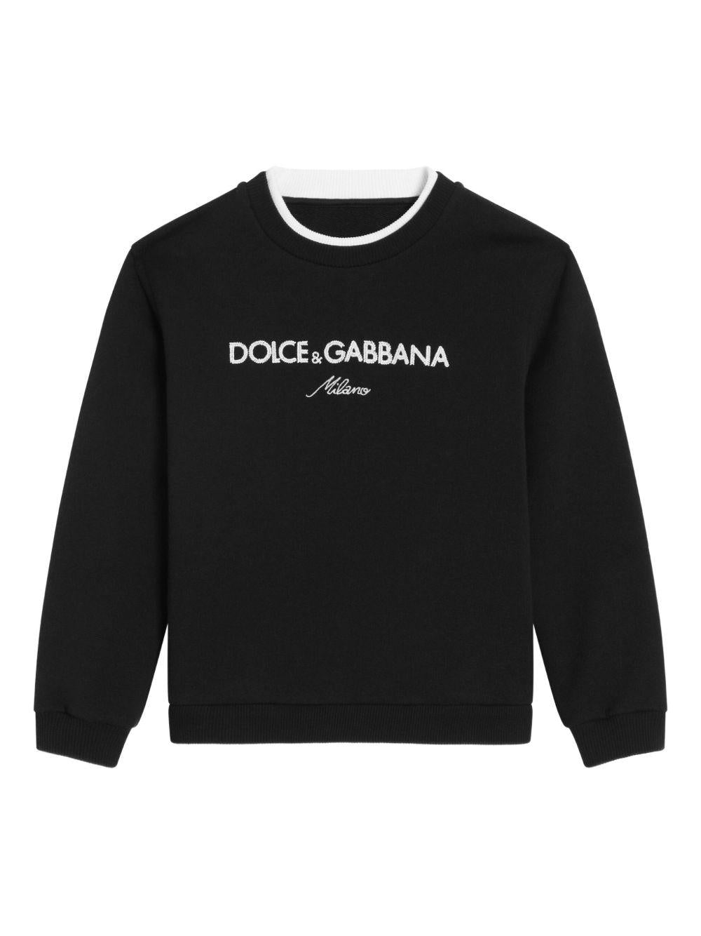 Dolce & Gabbana Kids felpa con logo - Ninna Nanna