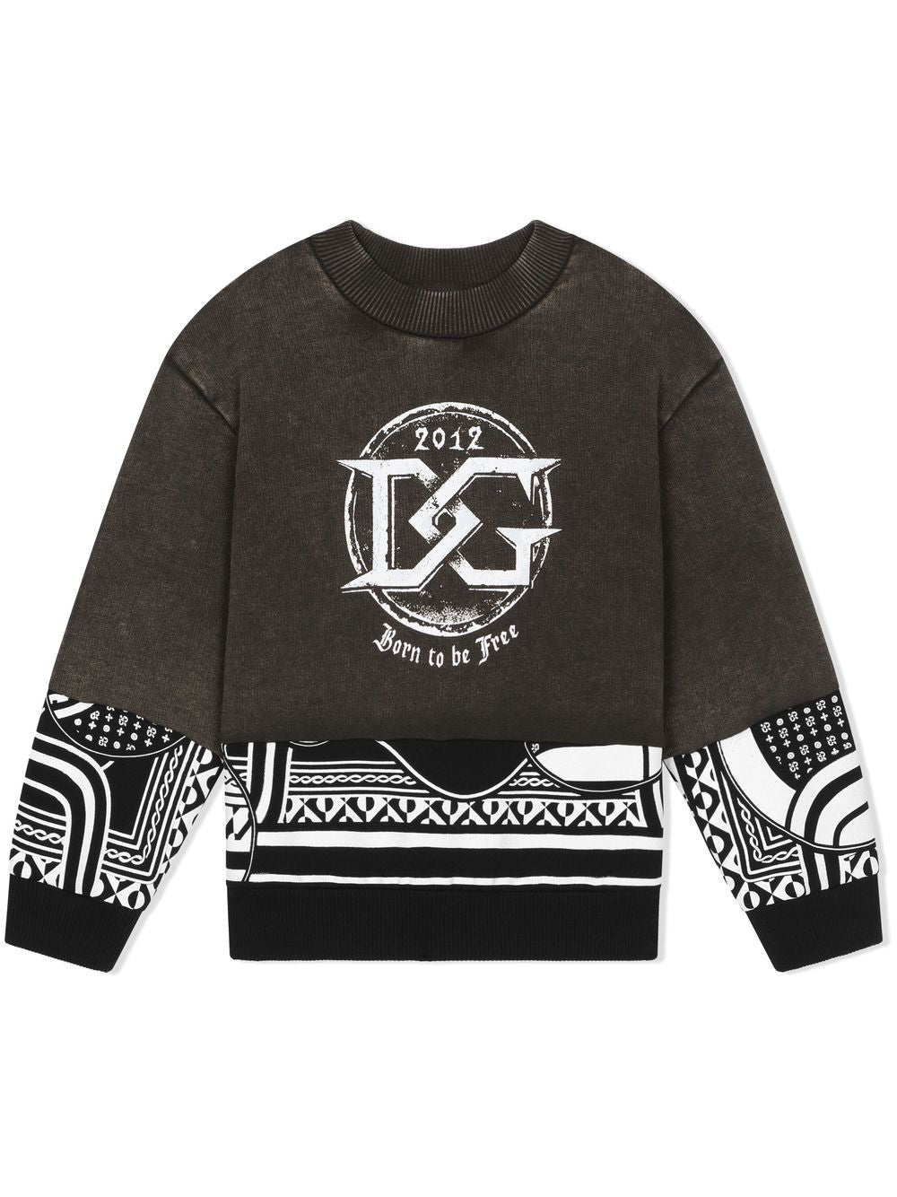 Dolce & Gabbana Kids felpa con logo - Ninna Nanna