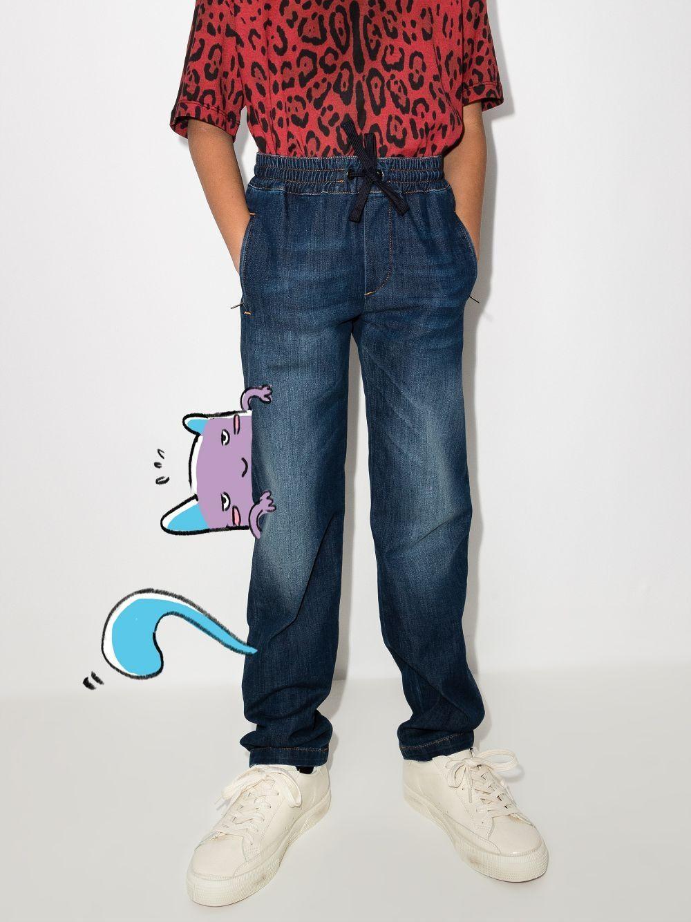 Dolce &amp; Gabbana Kids jeans con coulisse - Ninna Nanna