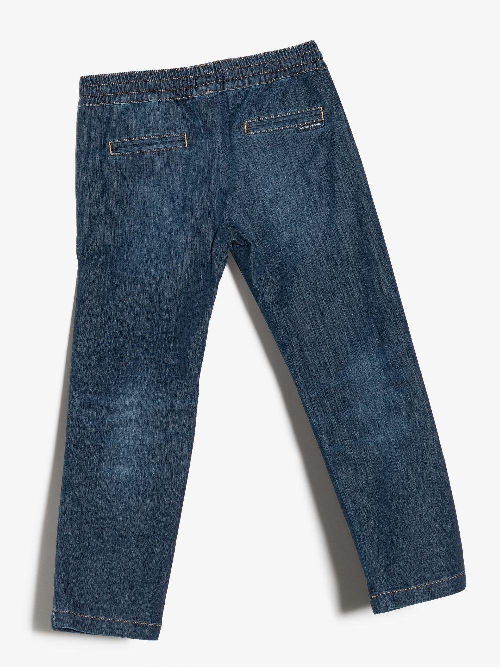 Dolce &amp; Gabbana Kids jeans con coulisse - Ninna Nanna