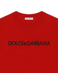 Dolce & Gabbana Kids maglione con logo - Ninna Nanna