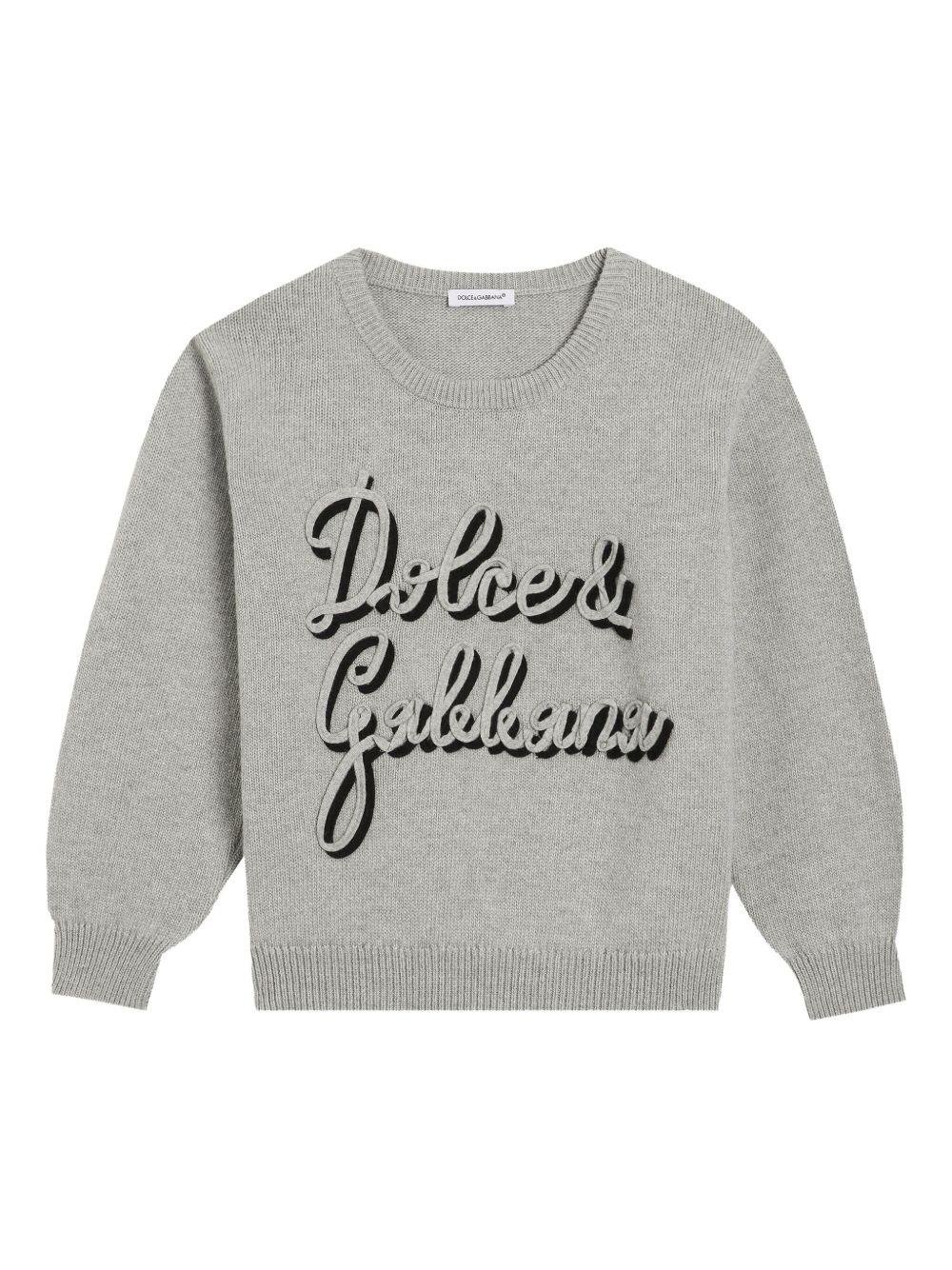 Dolce & Gabbana Kids maglione con logo - Ninna Nanna