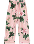 Dolce & Gabbana Kids pantaloni a fiori - Ninna Nanna