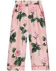 Dolce & Gabbana Kids pantaloni a fiori - Ninna Nanna