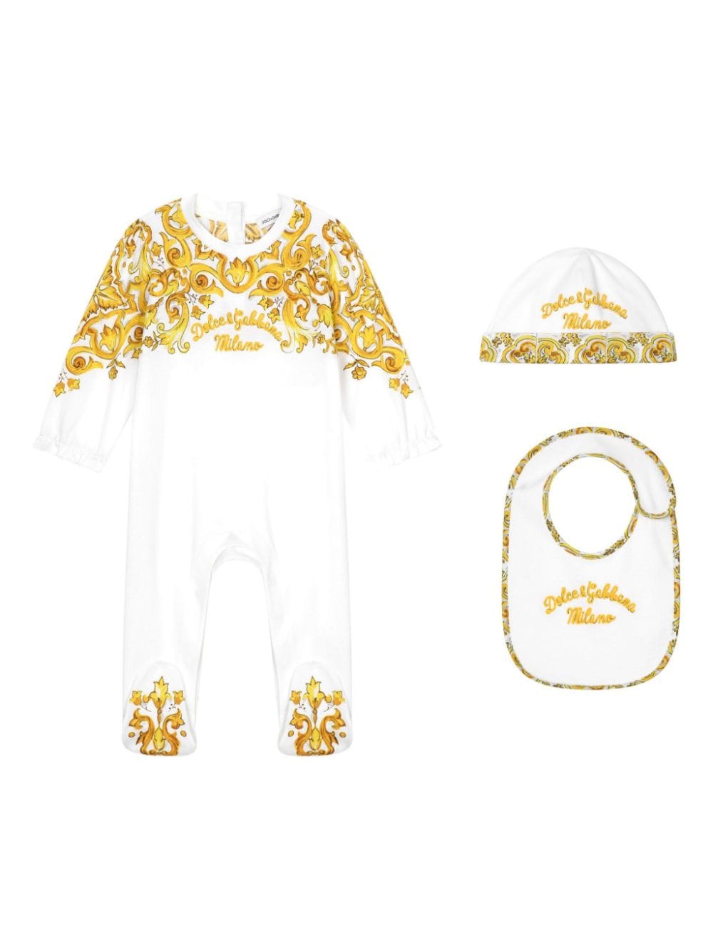 Dolce &amp; Gabbana Kids set 3 pezzi tutina - Ninna Nanna