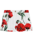 Dolce & Gabbana Kids shorts a fiori - Ninna Nanna