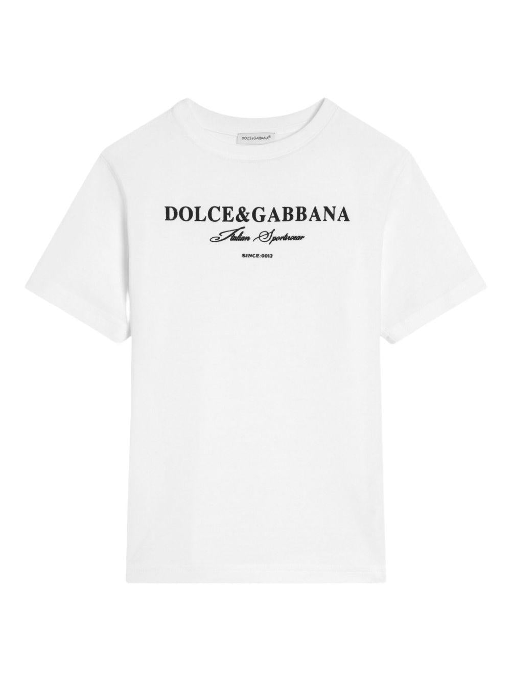 Dolce & Gabbana Kids t-shirt con logo - Ninna Nanna
