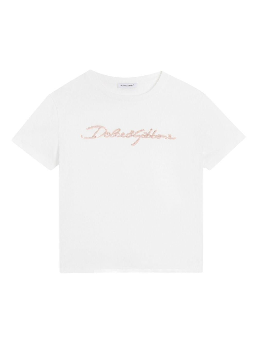 Dolce & Gabbana Kids t-shirt con logo - Ninna Nanna