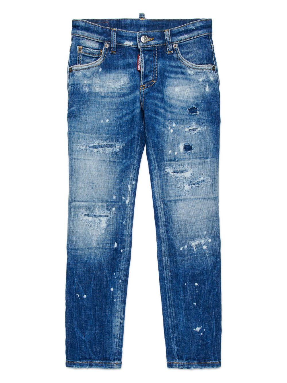 Dsquared2 Kids jeans con strappi - Ninna Nanna