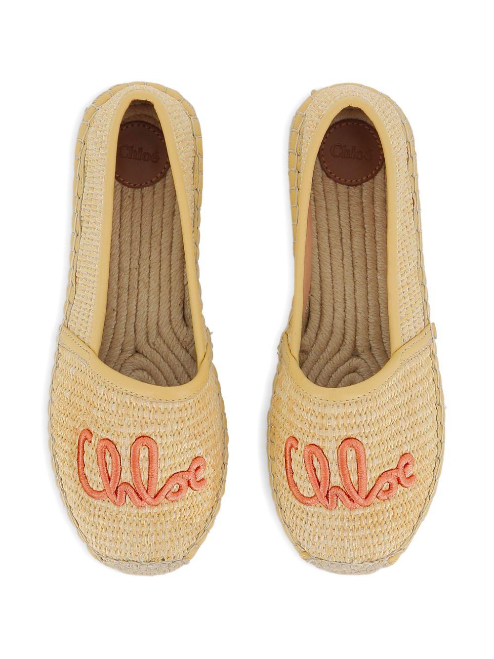 Espadrillas per bambina Chloé Kids con logo - Ninna Nanna