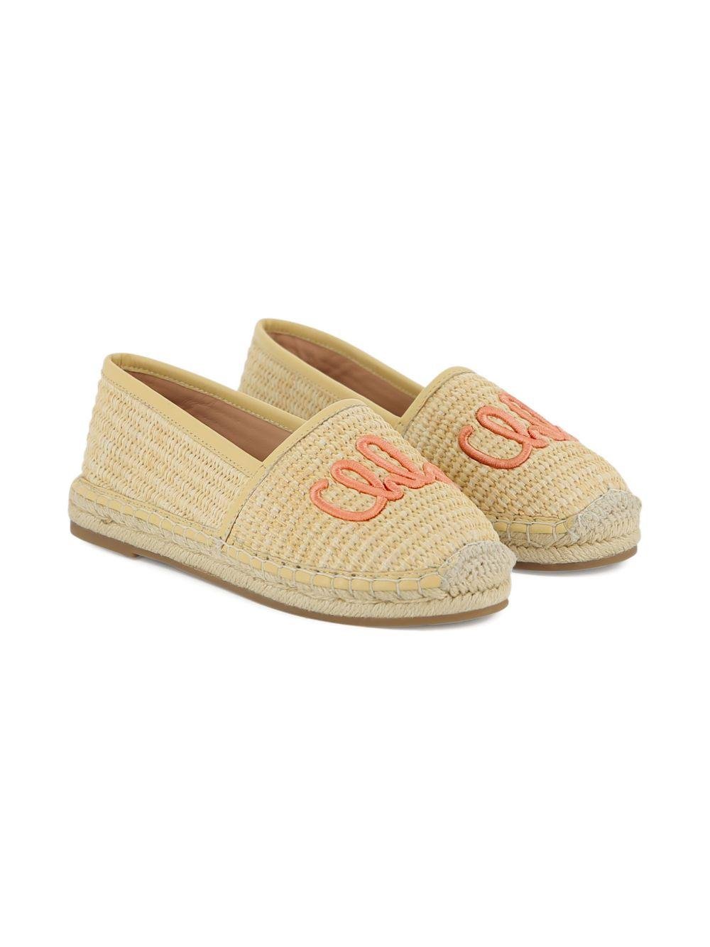 Espadrillas per bambina Chloé Kids con logo - Ninna Nanna