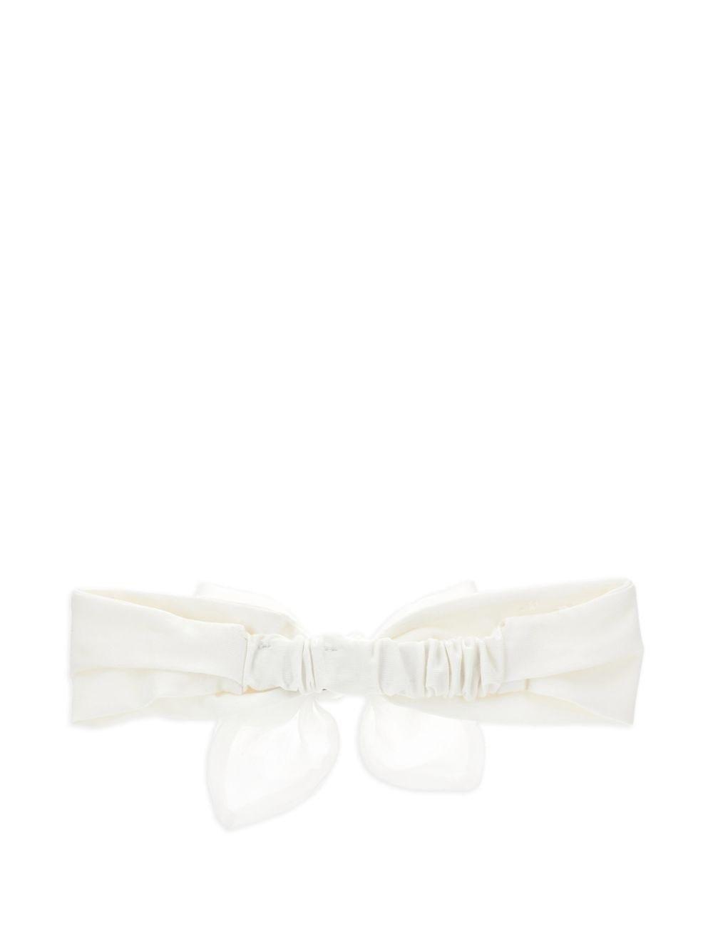 Fascia per neonata Monnalisa con fiocco - Ninna Nanna