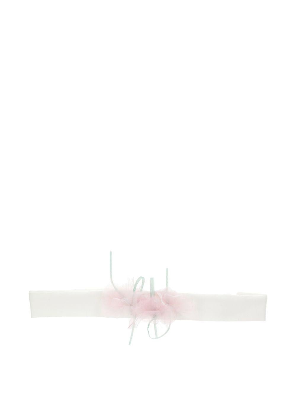 Fascia per neonata Monnalisa con fiore - Ninna Nanna