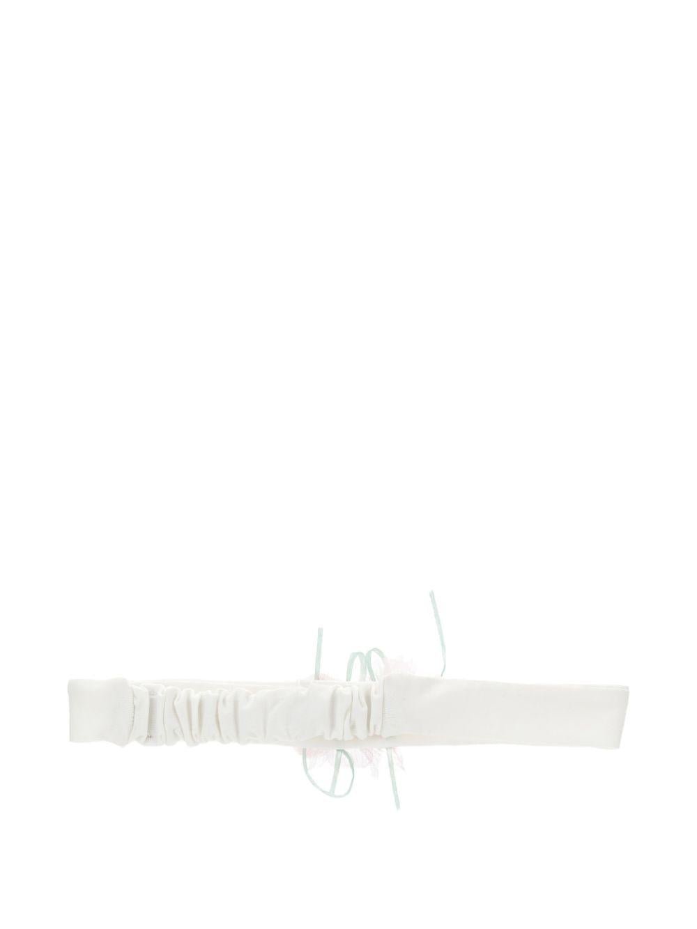 Fascia per neonata Monnalisa con fiore - Ninna Nanna