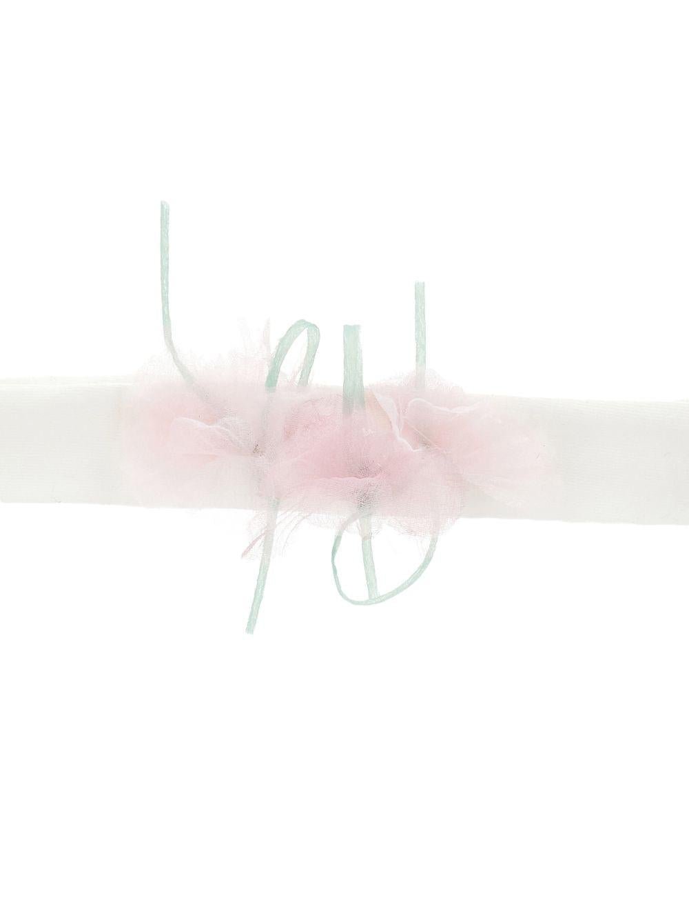 Fascia per neonata Monnalisa con fiore - Ninna Nanna