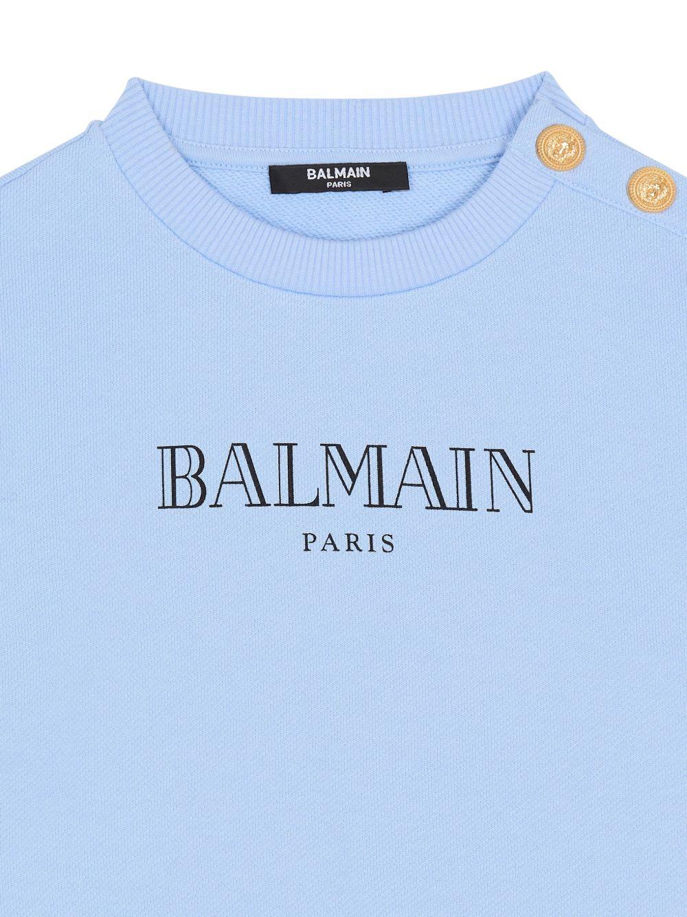 Felpa per bambina Balmain Kids con stampa - Ninna Nanna