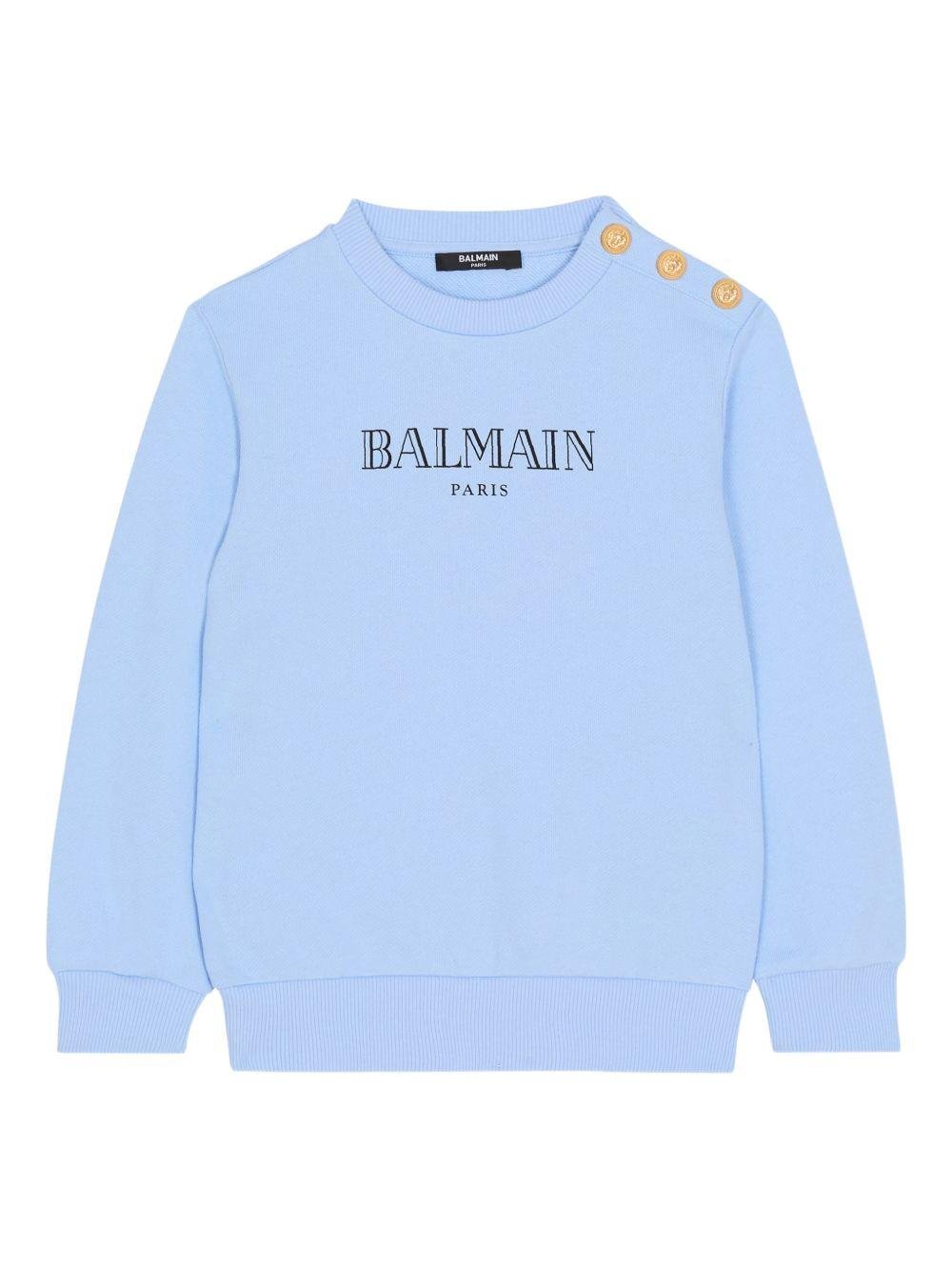 Felpa per bambina Balmain Kids con stampa - Ninna Nanna