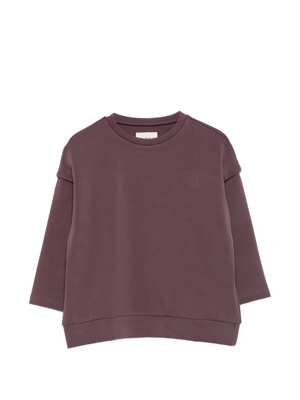 Felpa per bambina Douuod Kids con logo - Ninna Nanna