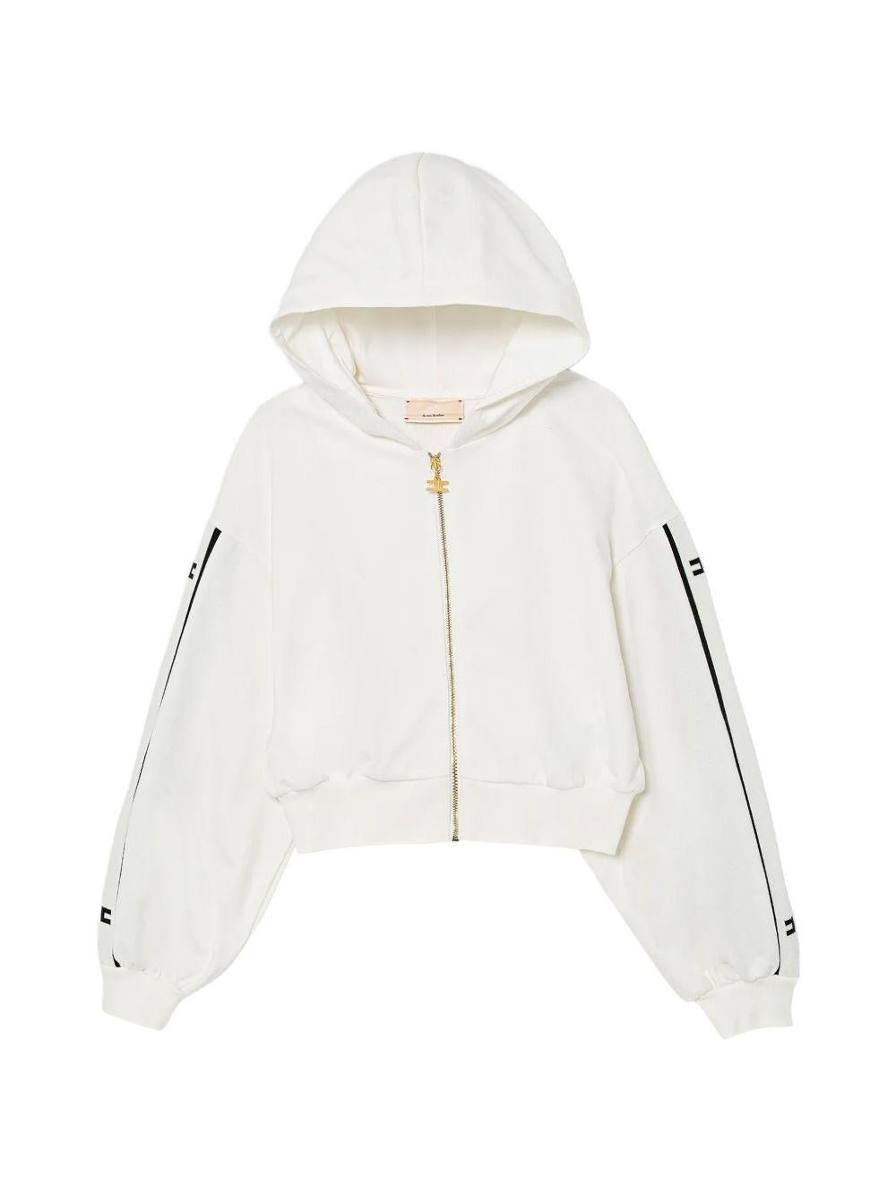 Felpa per bambina Elisabetta Franchi Kids con cappuccio - Ninna Nanna