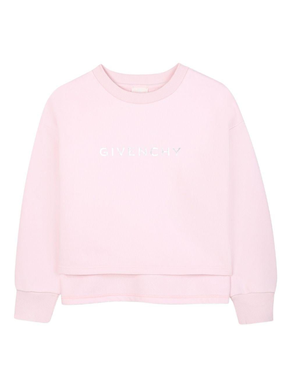 Felpa per bambina Givenchy Kids con logo - Ninna Nanna