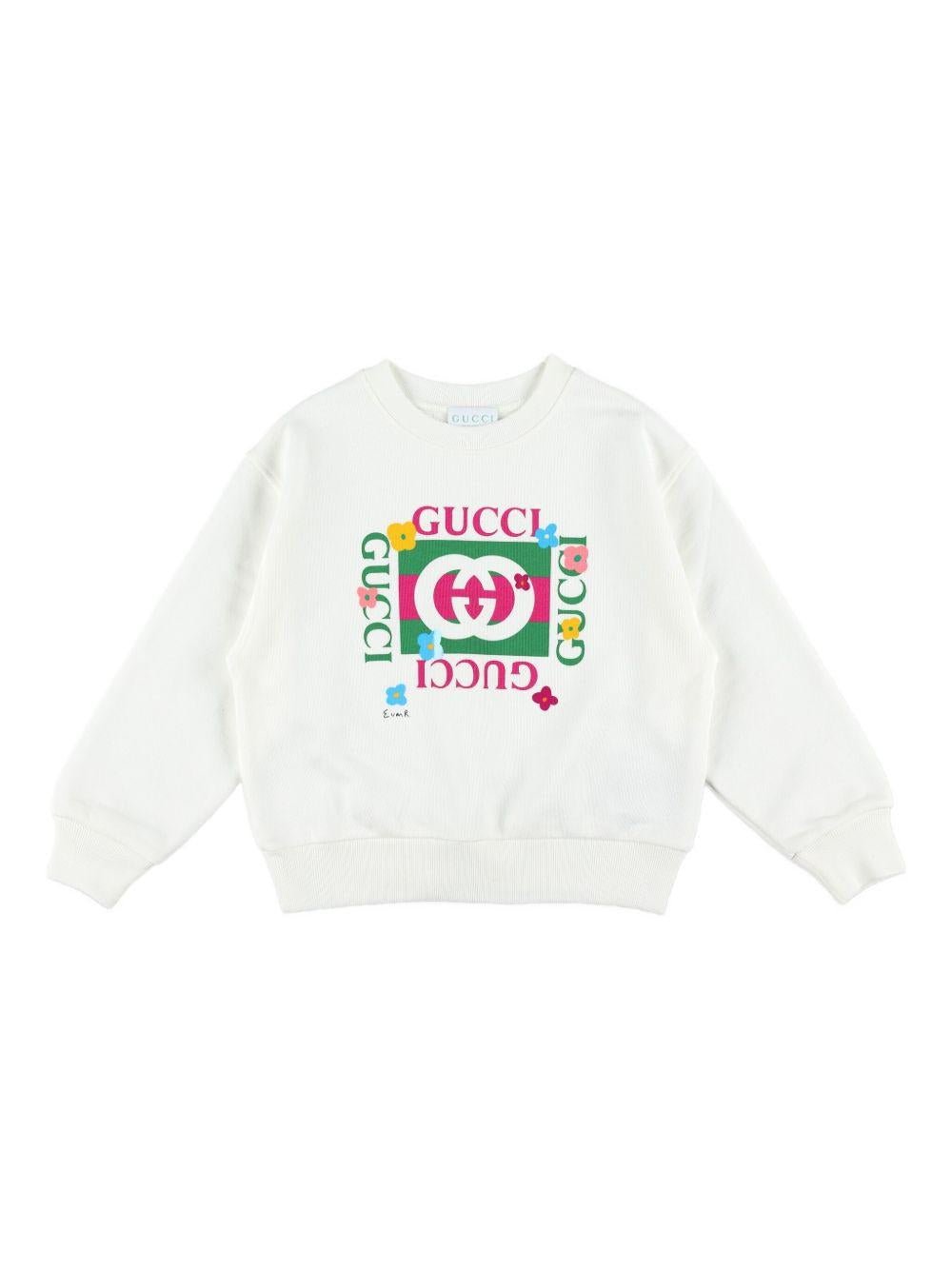 Felpa per bambina Gucci Kids con stampa - Ninna Nanna