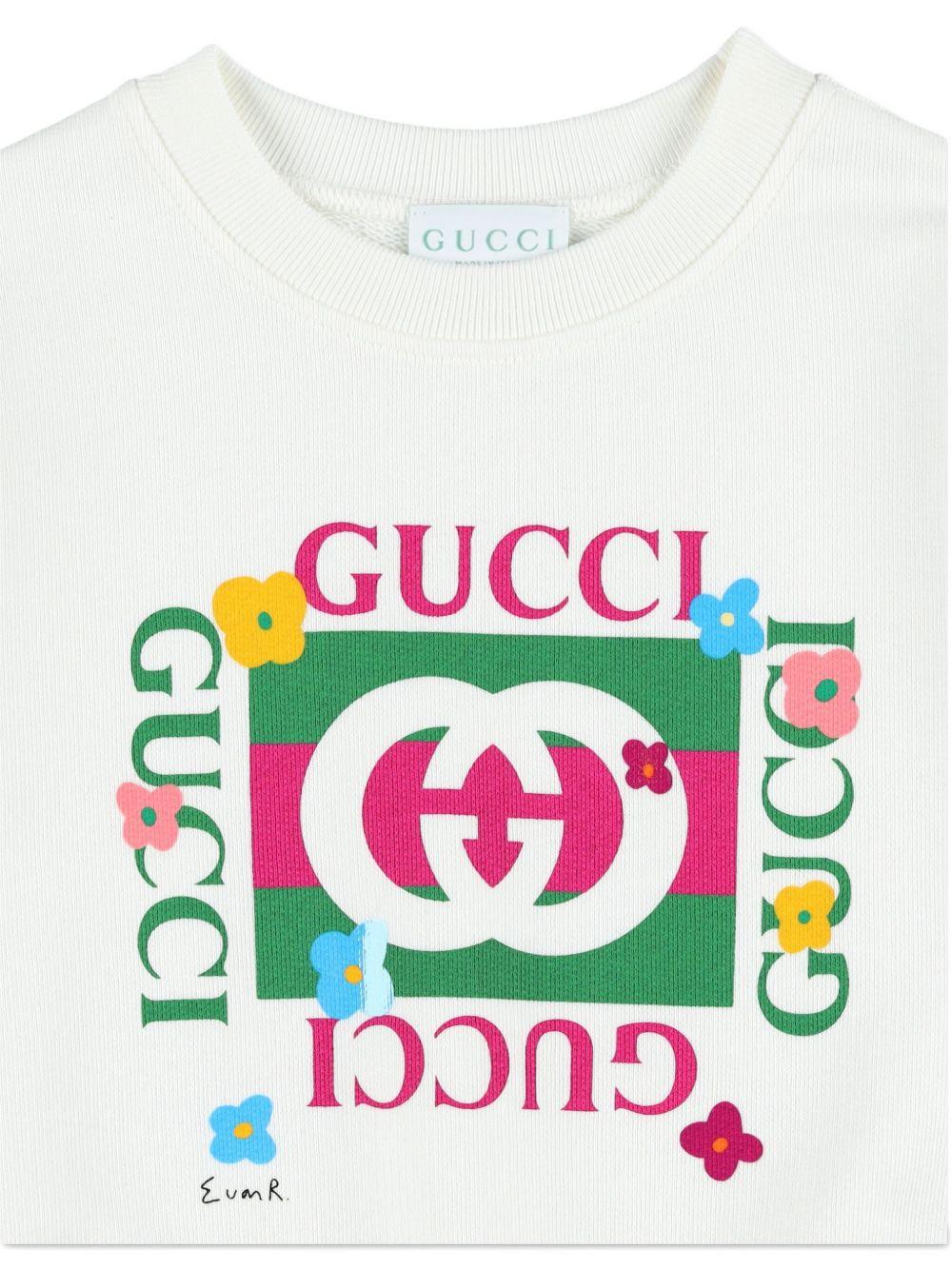 Felpa per bambina Gucci Kids con stampa - Ninna Nanna