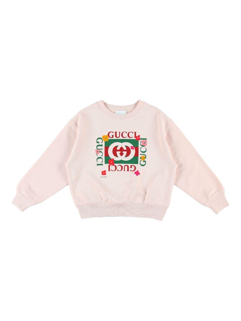 Felpa per bambina Gucci Kids con stampa - Ninna Nanna