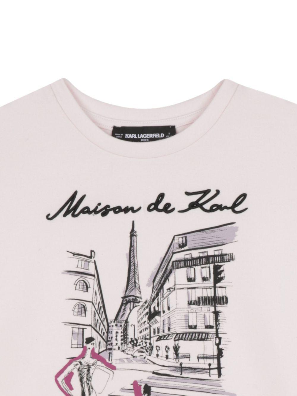 Felpa per bambina Karl Lagerfeld Kids con stampa - Ninna Nanna