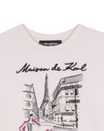 Felpa per bambina Karl Lagerfeld Kids con stampa - Ninna Nanna