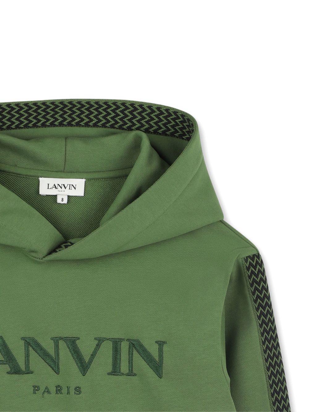 Felpa per bambina Lanvin Enfant con cappuccio - Ninna Nanna