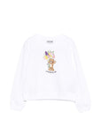 Felpa per bambina Moschino Kids con stampa - Ninna Nanna