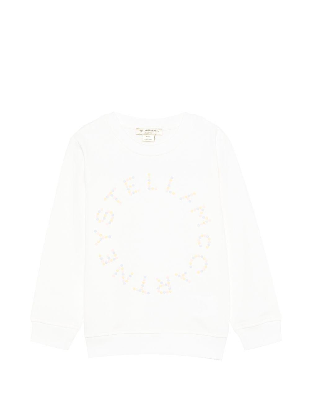 Felpa per bambina Stella McCartney Kids con logo - Ninna Nanna