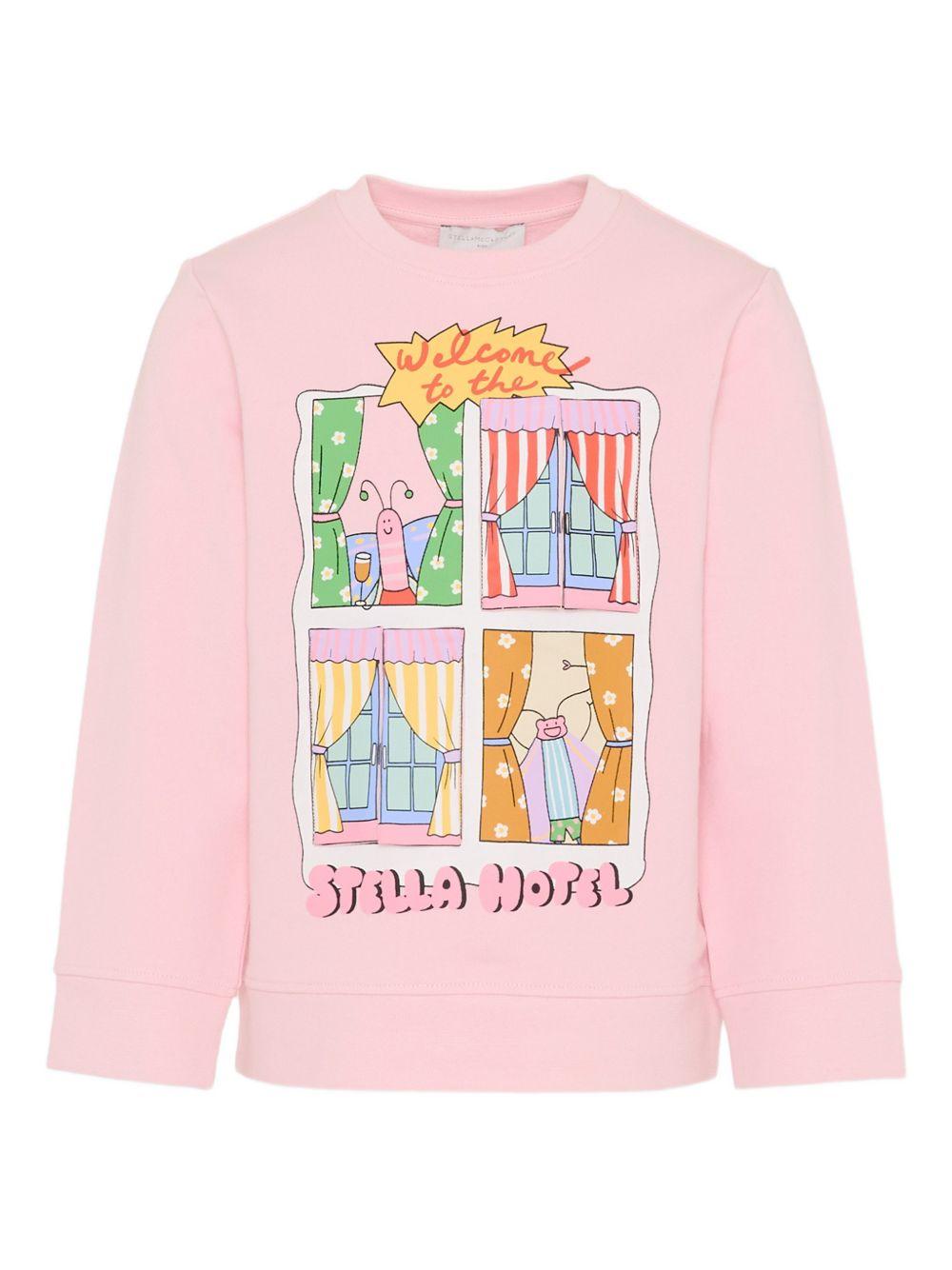 Felpa per bambina Stella McCartney Kids con stampa - Ninna Nanna