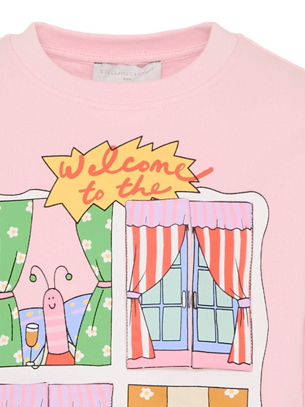 Felpa per bambina Stella McCartney Kids con stampa - Ninna Nanna