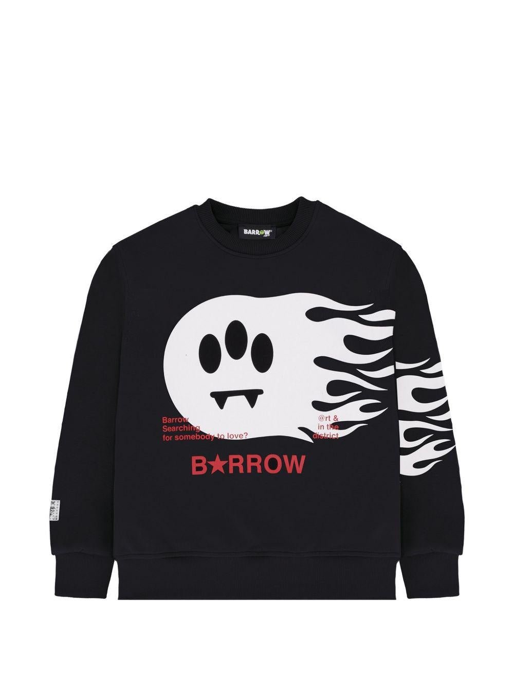 Felpa per bambino Barrow kids con stampa - Ninna Nanna