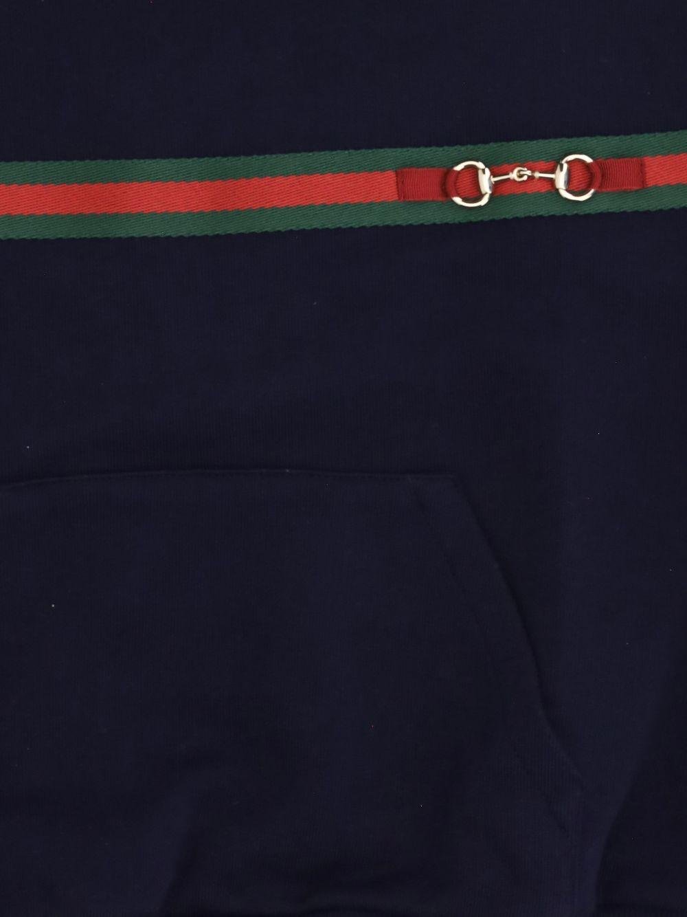Felpa per bambino Gucci Kids con Web - Ninna Nanna