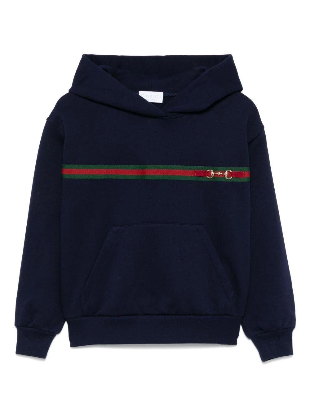 Felpa per bambino Gucci Kids con Web - Ninna Nanna