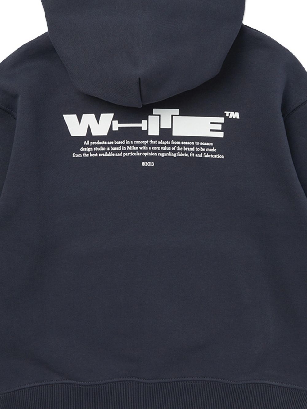 Felpa per bambino Off White Kids con cappuccio - Ninna Nanna