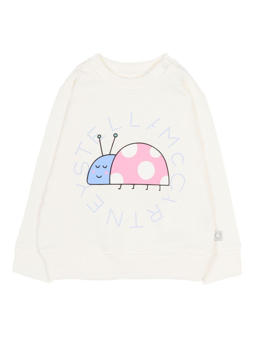Felpa per neonata Stella McCartney Kids con stampa - Ninna Nanna