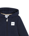 Felpa per neonato Boss Kids con cappuccio - Ninna Nanna