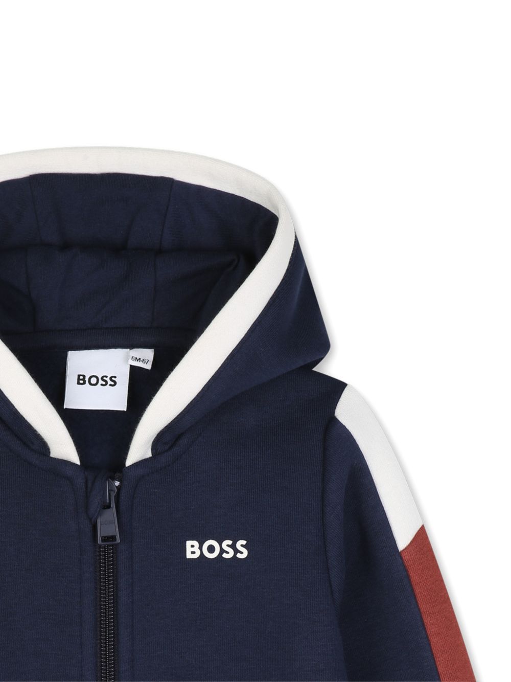 Felpa per neonato Boss Kids con cappuccio - Ninna Nanna