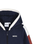Felpa per neonato Boss Kids con cappuccio - Ninna Nanna
