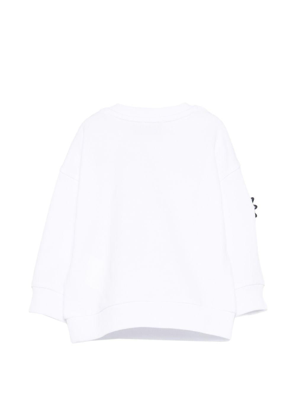 Felpa per neonato Moschino Kids con patch - Ninna Nanna