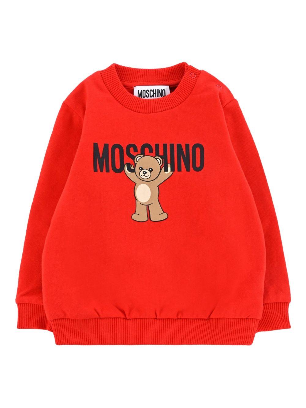 Felpa per neonato Moschino Kids con Teddy - Ninna Nanna